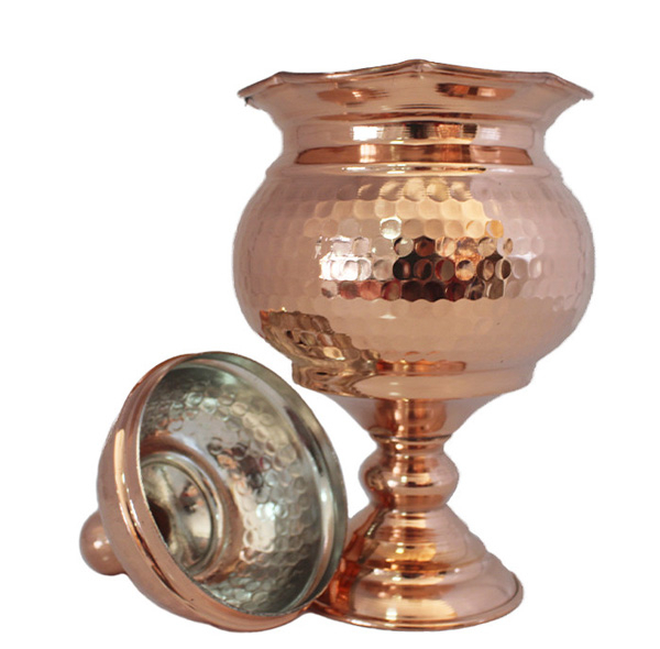 آجیل خوری مسی مدل لاله کد ZH282.2