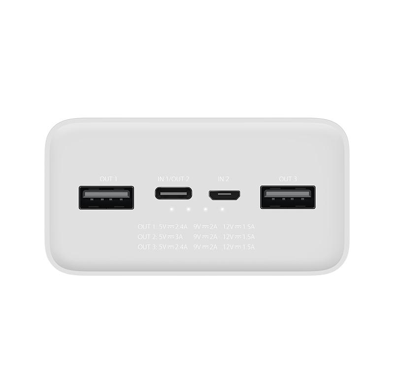 پاوربانک 18 وات شیائومی مدل Mi PB3018ZM ظرفیت 30000 میلی آمپر ساعت