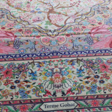 رومیزی مخمل طرح ترمه کد 150