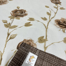 پرده نوین دکور سیلوانا مدل رز 4020 سایز 280x300 سانتی‌متر