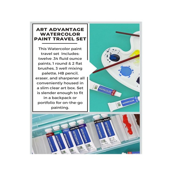 آبرنگ 12 رنگ مدل  art advantage