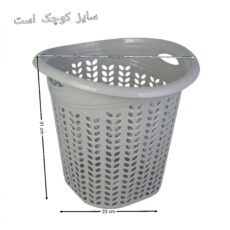 سبد رخت چرک مدل گندم کد a56 بسته 2 عددی