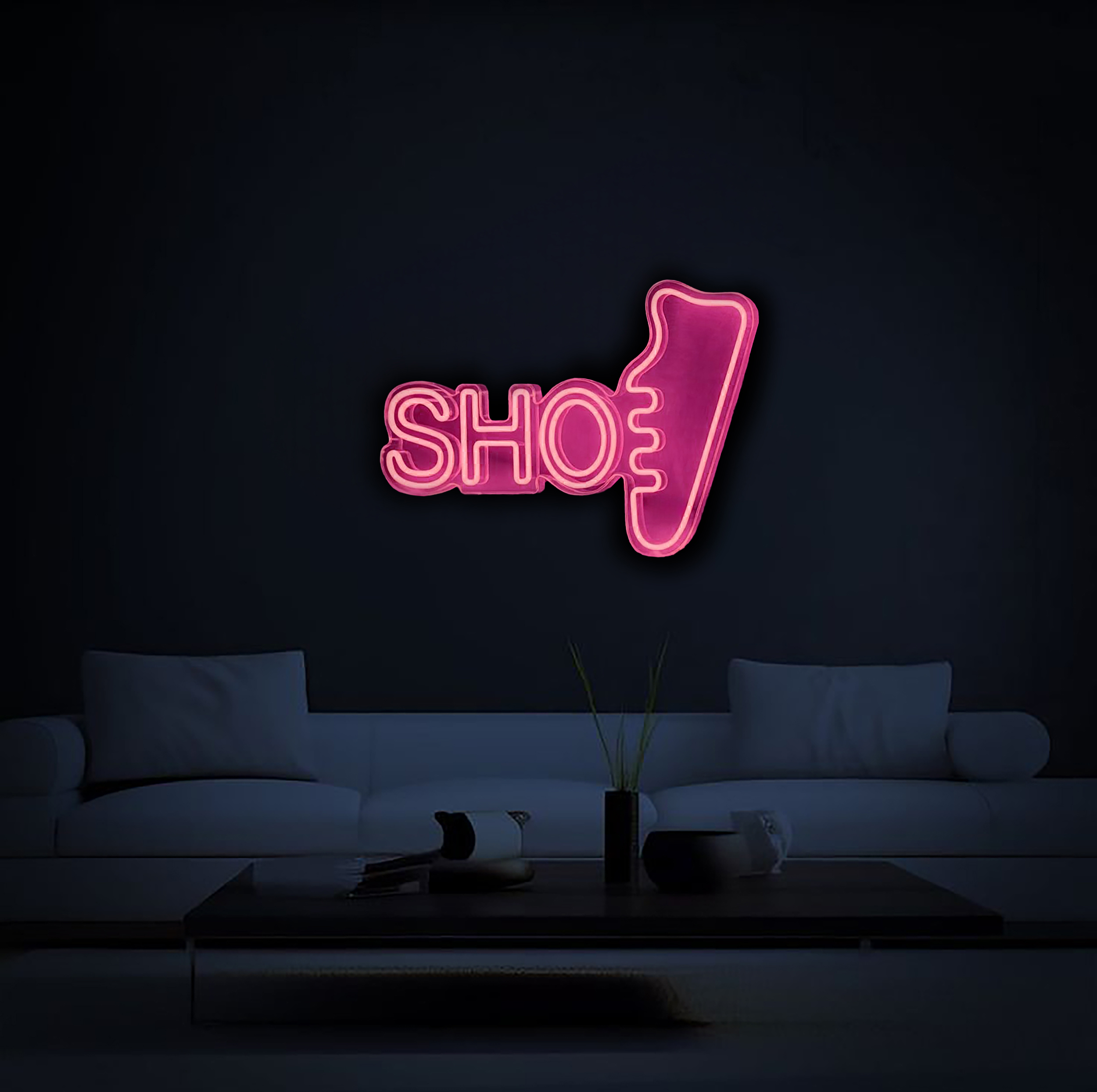 چراغ نئونی مدل کفش