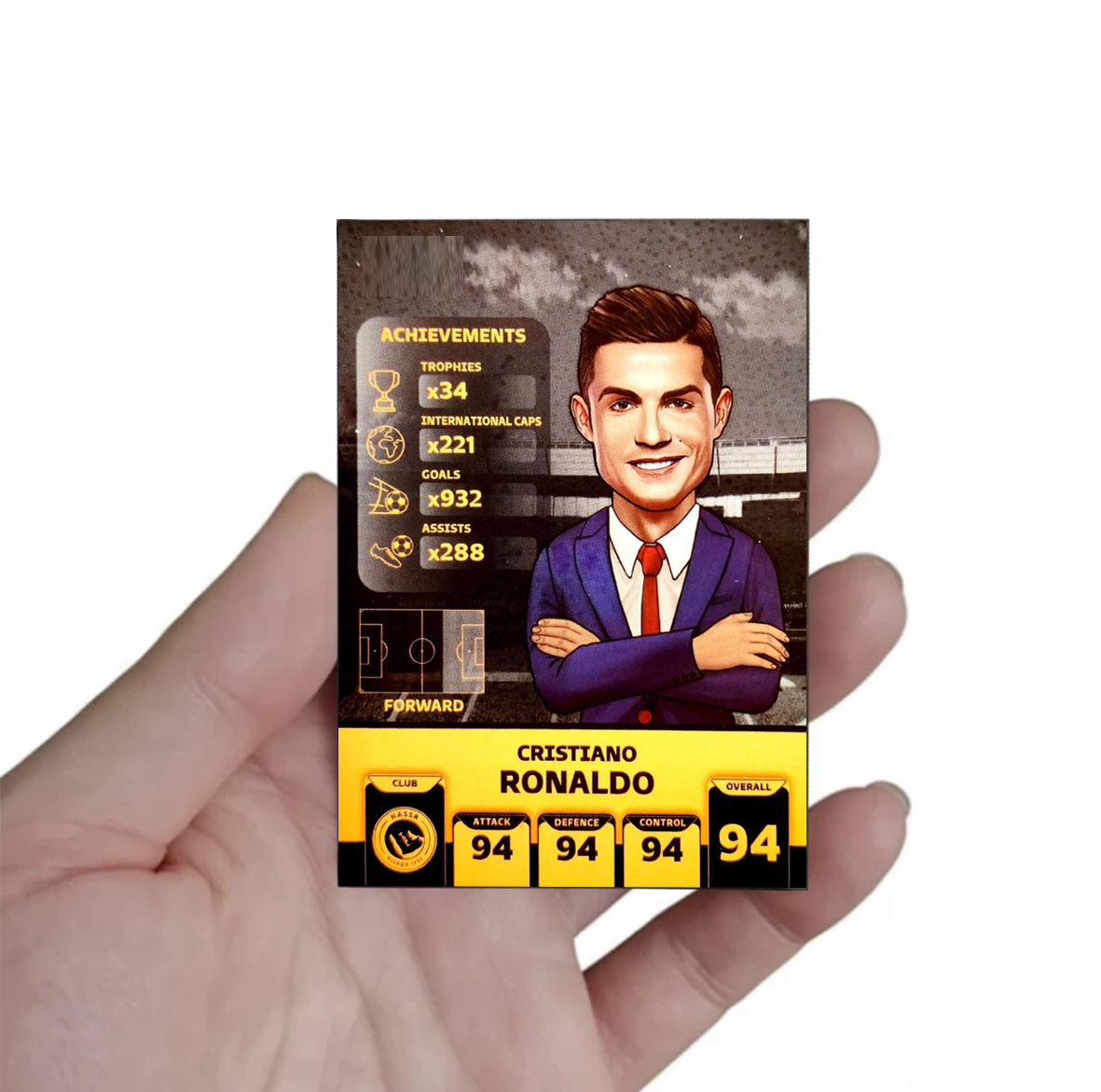 اسباب بازی شانسی مدل رونالدو کیمدی شو کد 03 مجموعه 8 عددی