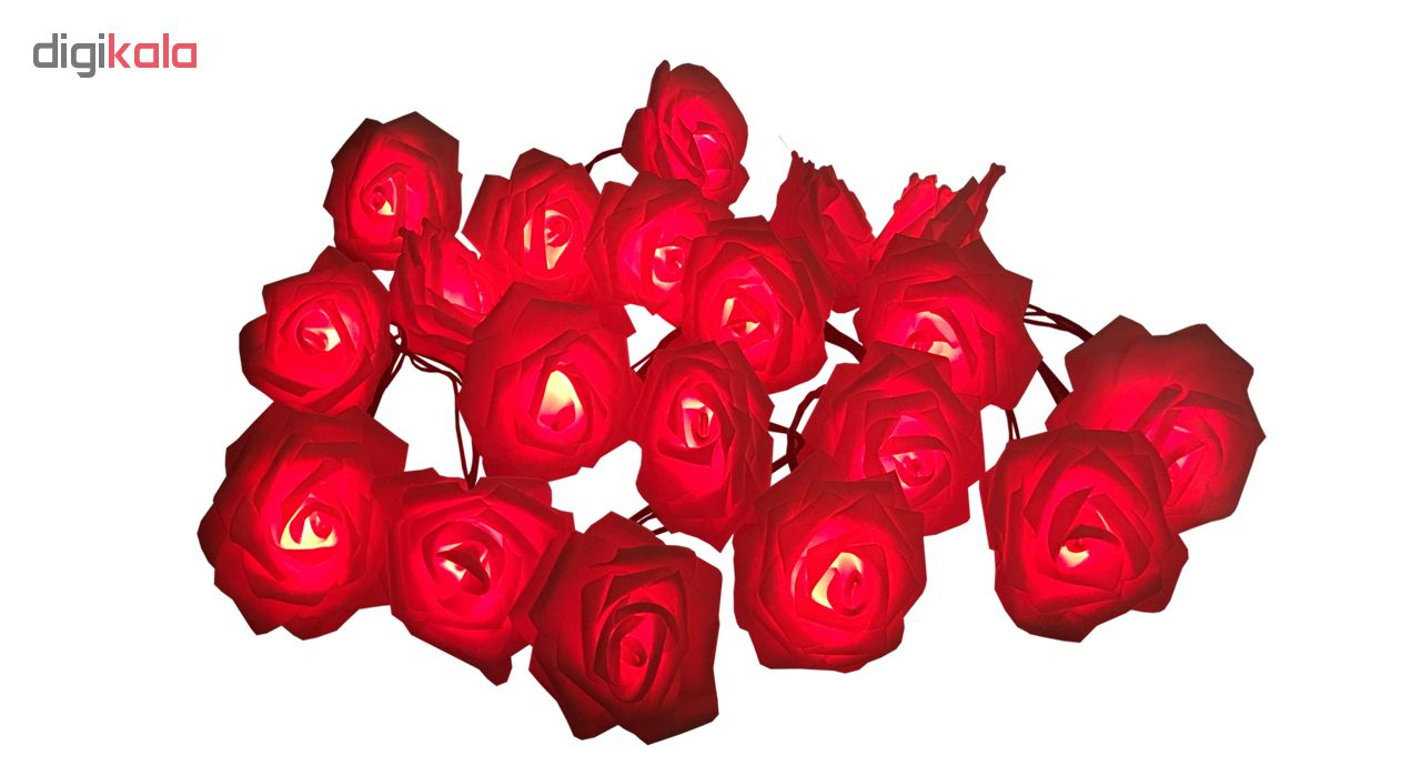 ریسه ال ای دی گل رز درشت گالری نفیس 6 متری