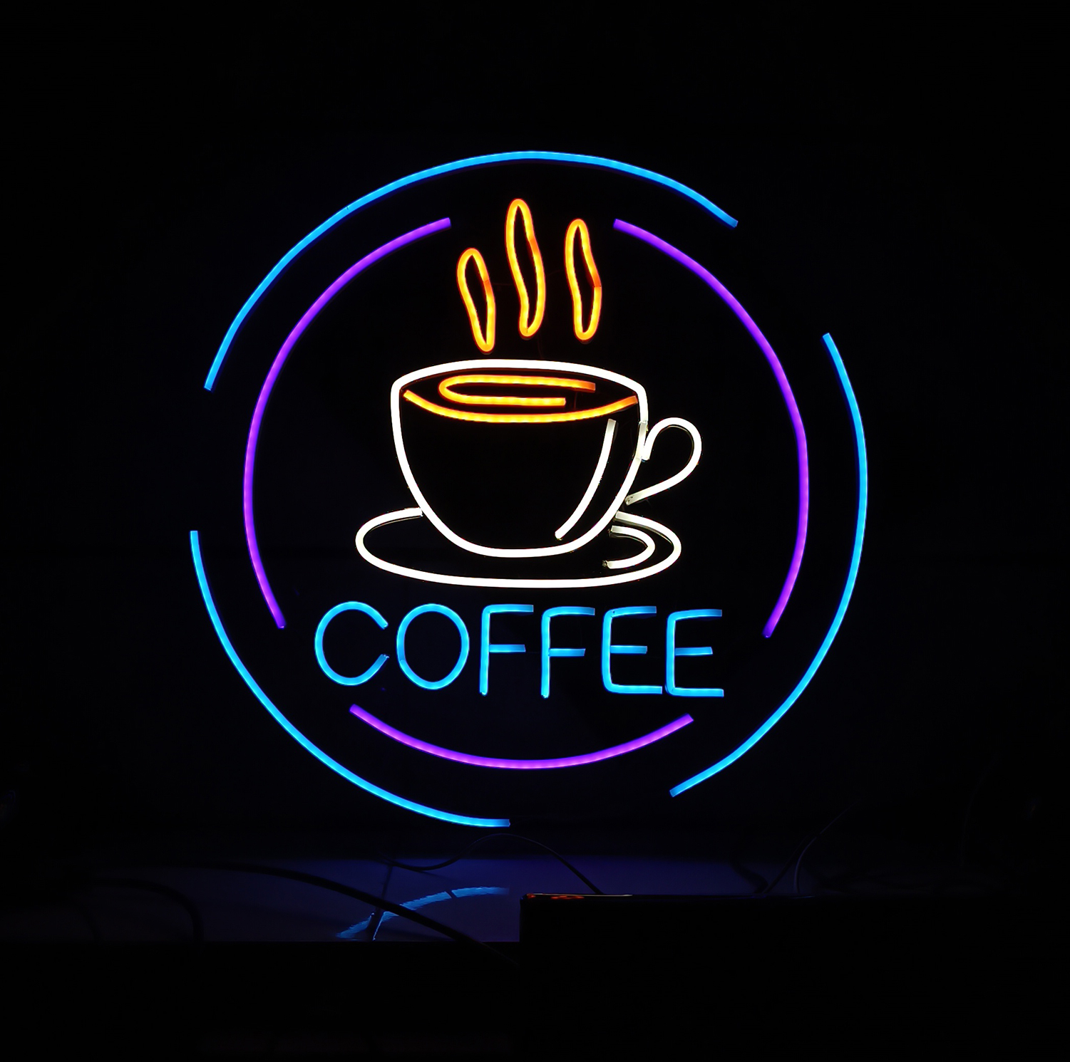 چراغ نئونی طرح coffee کد CO2025