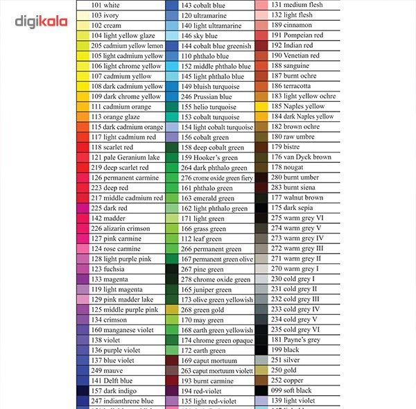 مداد رنگی 120 رنگ فابر کاستل مدل Polychromos