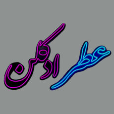 چراغ نئونی مدل عطر و ادکلن