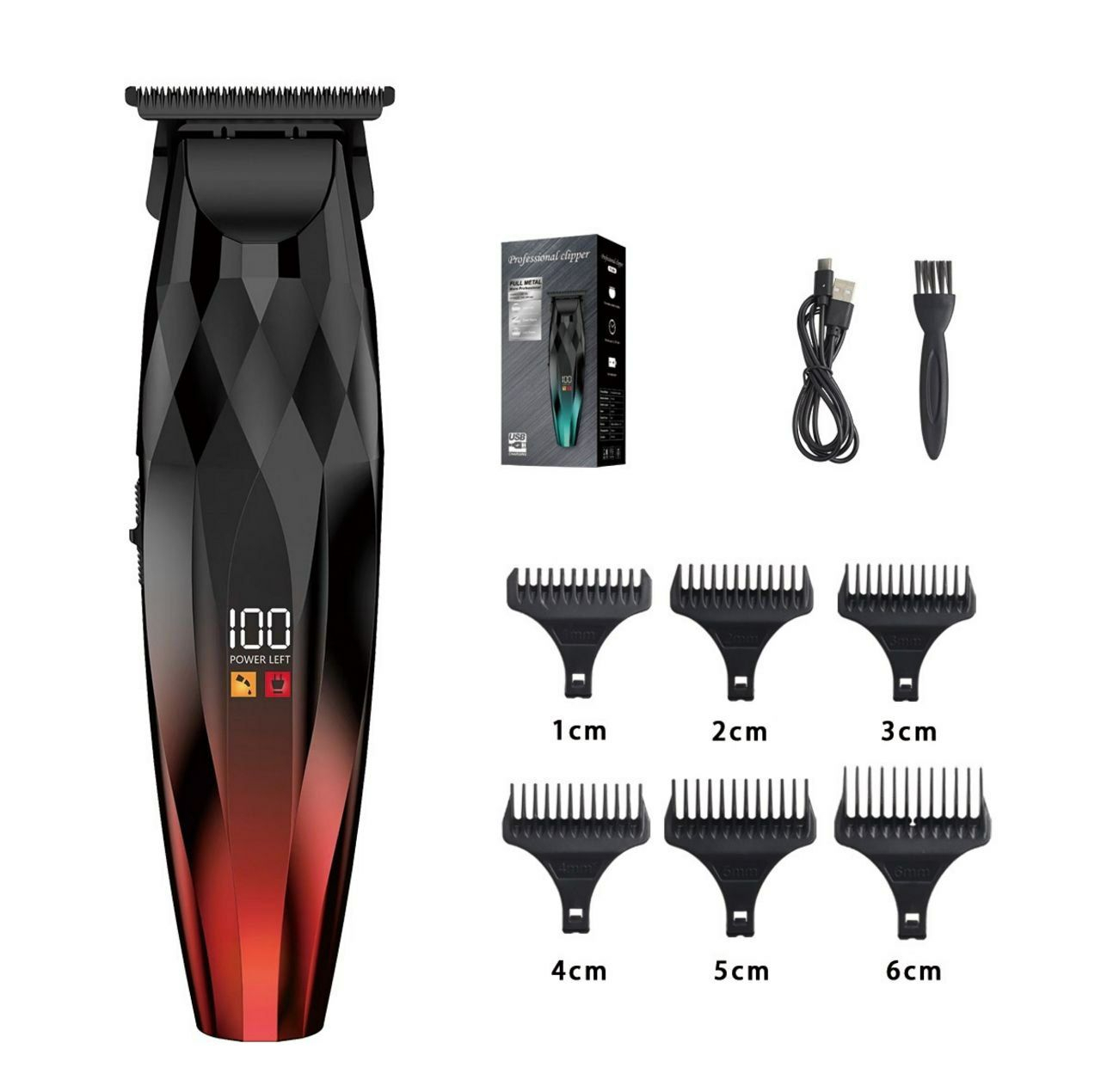 ماشین اصلاح موی سر و صورت شارژی پروفیشینال کلیپر مدل tf-364