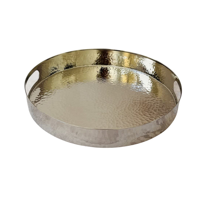 سینی مسی مدل لب پهن کد ZH413