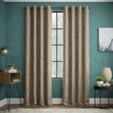 پرده تیکو دکو مدل ابریشم اسلب نویزی سایز 280 × 140 سانتی‌متر مجموعه 2 عددی