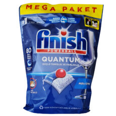 قرص ماشین ظرفشویی فینیش مدل Quantum Powerball بسته 80 عددی