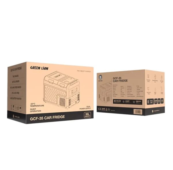 یخچال خودرو گرین لاین مدل GNCF55S  ظرفیت 55 لیتر
