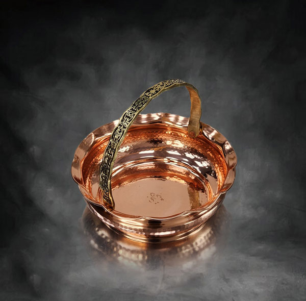 میوه خوری مسی مدل لب چین کد ZH319