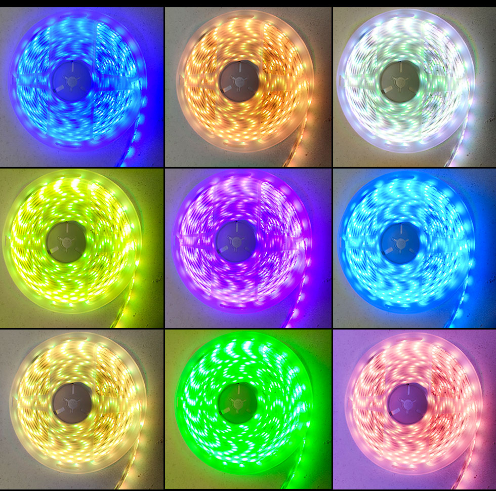 ریسه ال ای دی مدل RGB گیمینگ 4 سیم طول 5 متر
