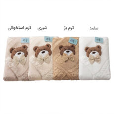 پتو نوزاد زنی کیدز مدل تدی سایز 85x85 سانتی متر