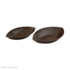 کشکول فرش کیپس طرح چوب مدل 01 مجموعه 2 عددی