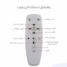 لوستر مدل مربع سه حلقه مدرن