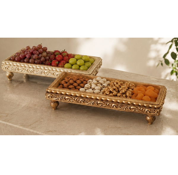شیرینی خوری چوبی کد 0050