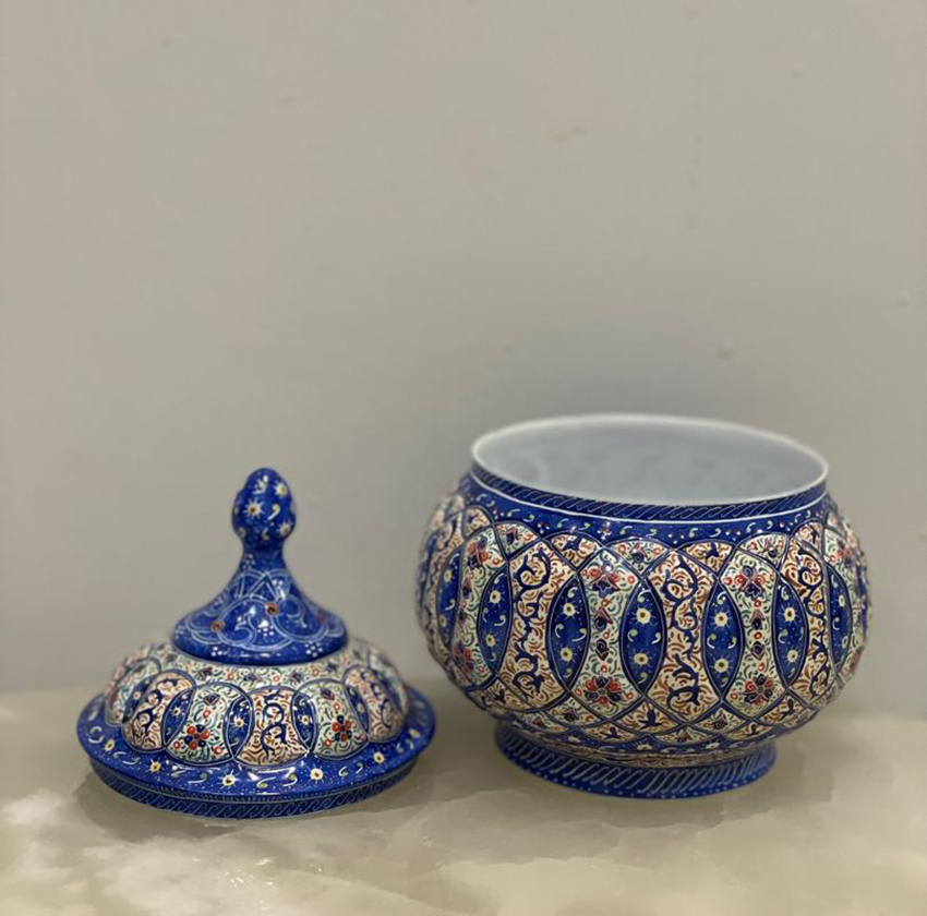 قندان میناکاری اسماعیلی کد 841159-3
