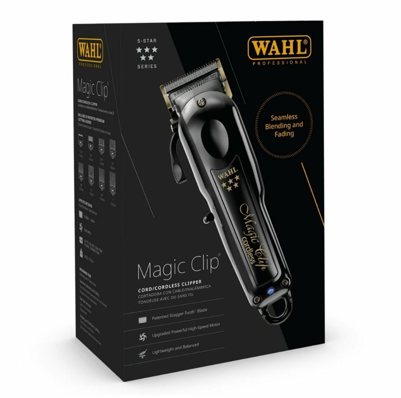 ماشین اصلاح موی سر و صورت شارژی وال پروفیشینال مدل black magic clip