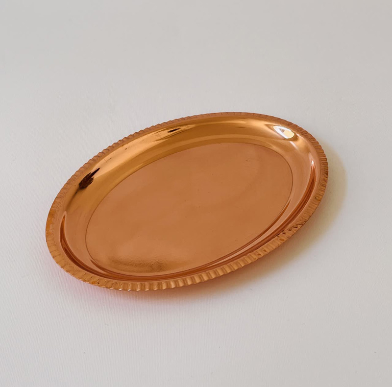 سینی مسی مدل بیضی کد ZH377.1
