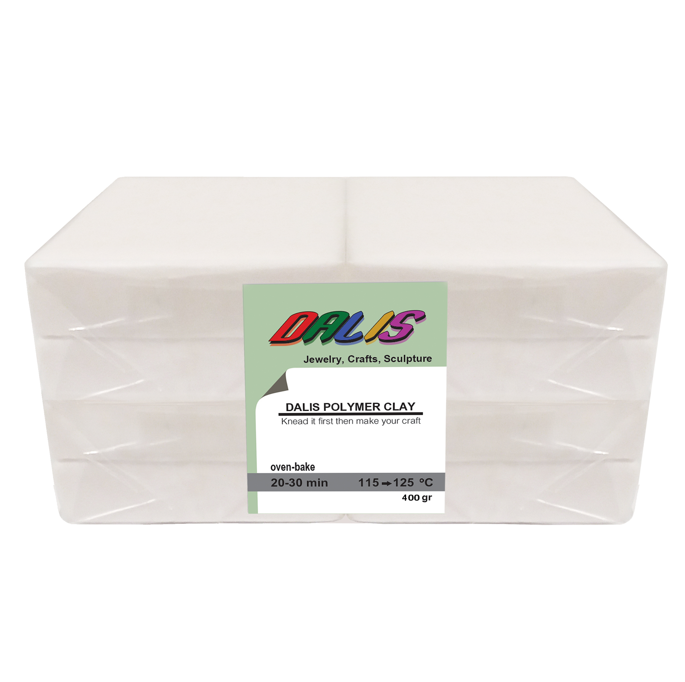 خمیر مجسمه سازی پلیمری دالیس کد 8D111 بسته 8 عددی