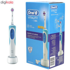 مسواک برقی اورال-بی مدل Vitality D12.513w 3D Whiteبه همراه سری مسواک برقی اورال-بی مدل EB17s Sensitive Clean