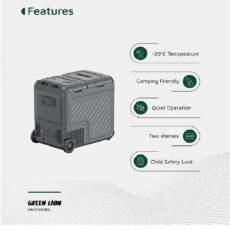 یخچال خودرو گرین لاین مدل GNCF55S  ظرفیت 55 لیتر