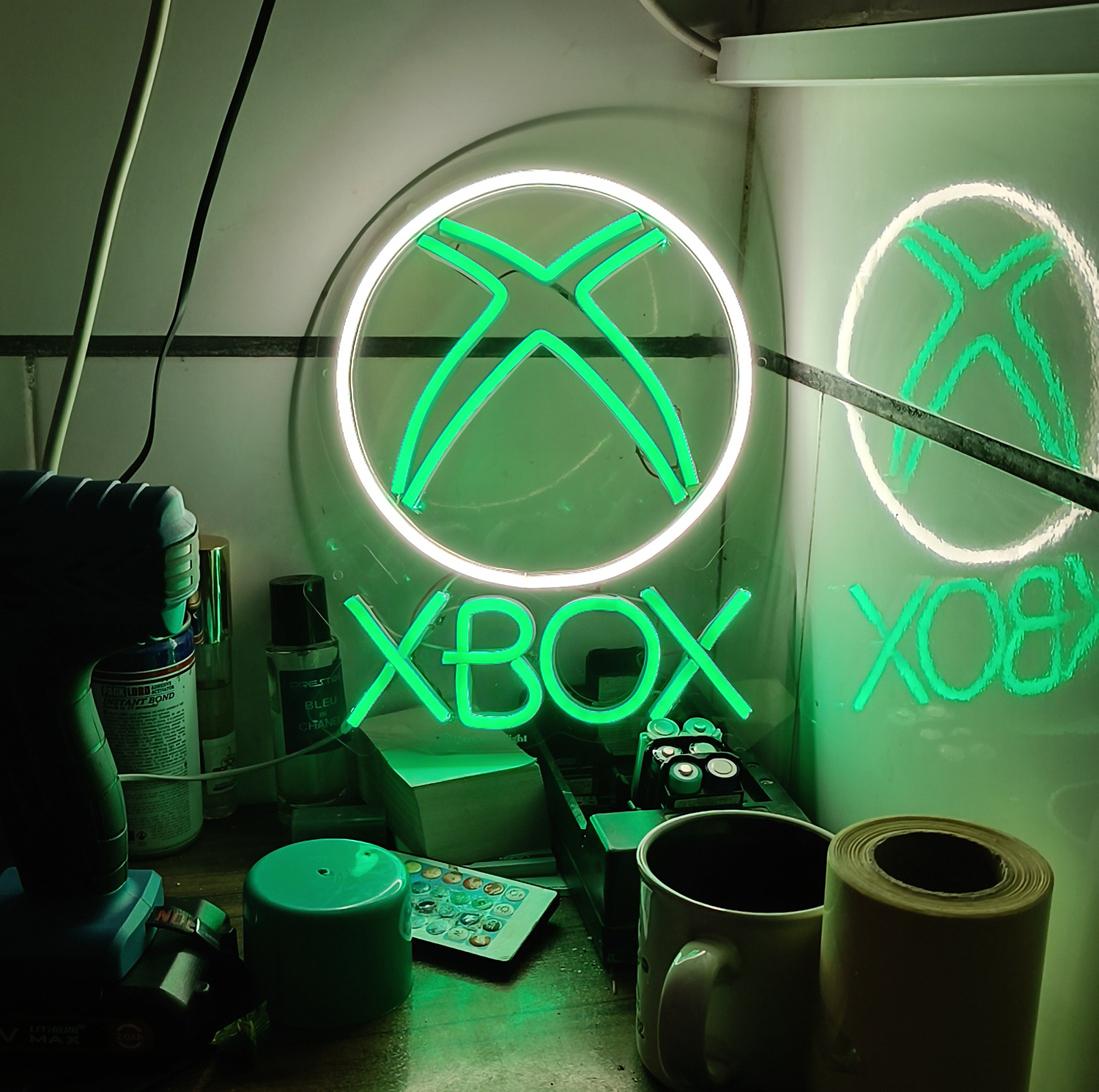 چراغ نئونی طرح XBOX کد XO2026