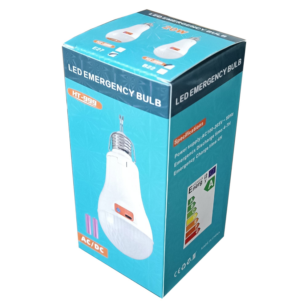 لامپ شارژی 20 وات مدل HT-999 پایه E27
