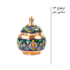 قندان مسی صنایع دستی اریسا مدل پرداز کد 13
