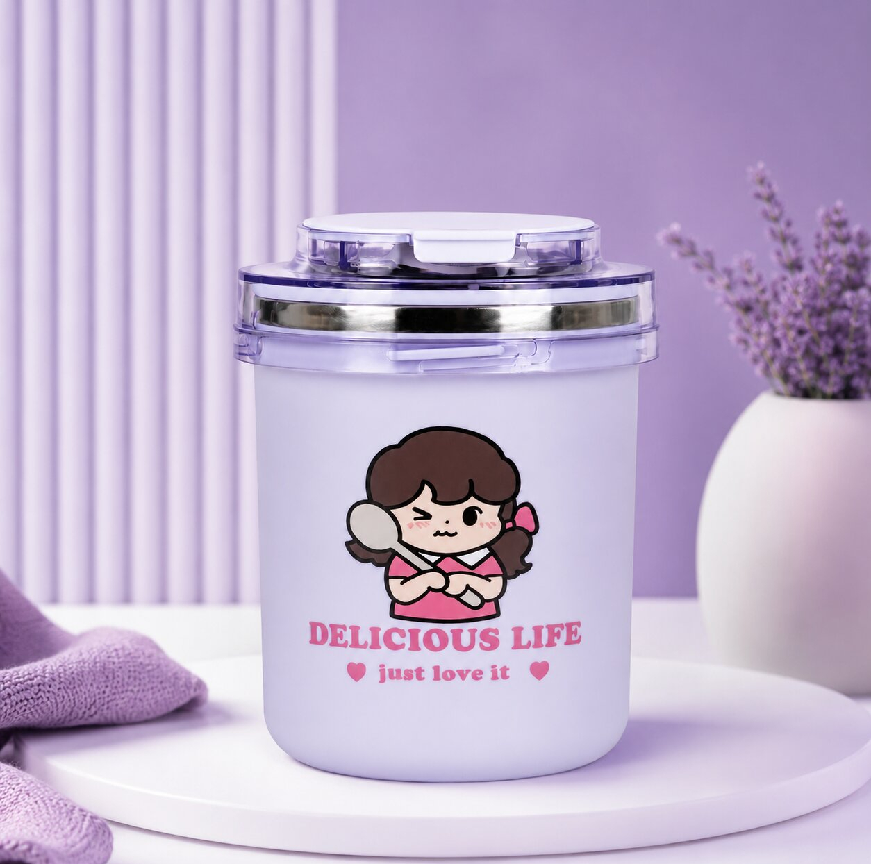 ظرف غذا کودک مدل DELICIOUS LIFE