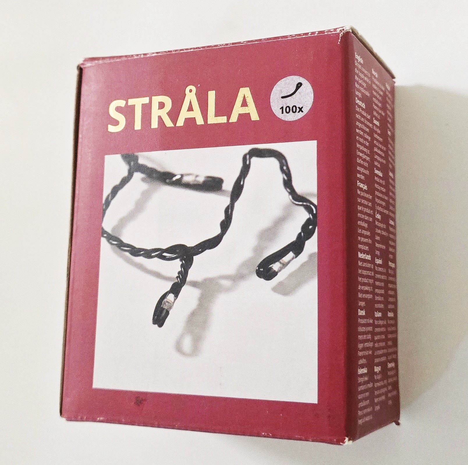 چراغ ریسه ای LED ایکیا مدل STRALA کد 205.631.93 طول 7.5 متر