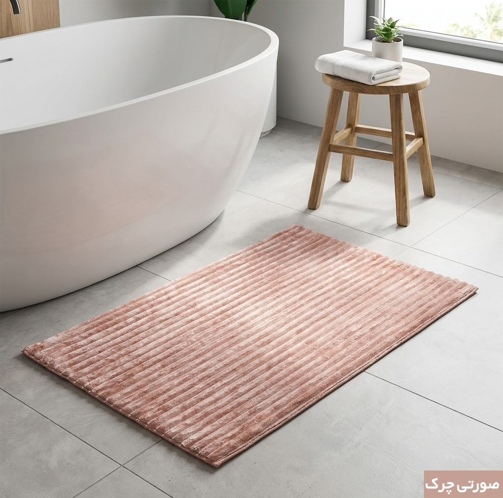 پادری وینوما مدل سرویس بهداشتی و حمام 4 لایه مخمل ویژه سایز 70x45 سانتی‌متر مناسب برای فضای داخلی