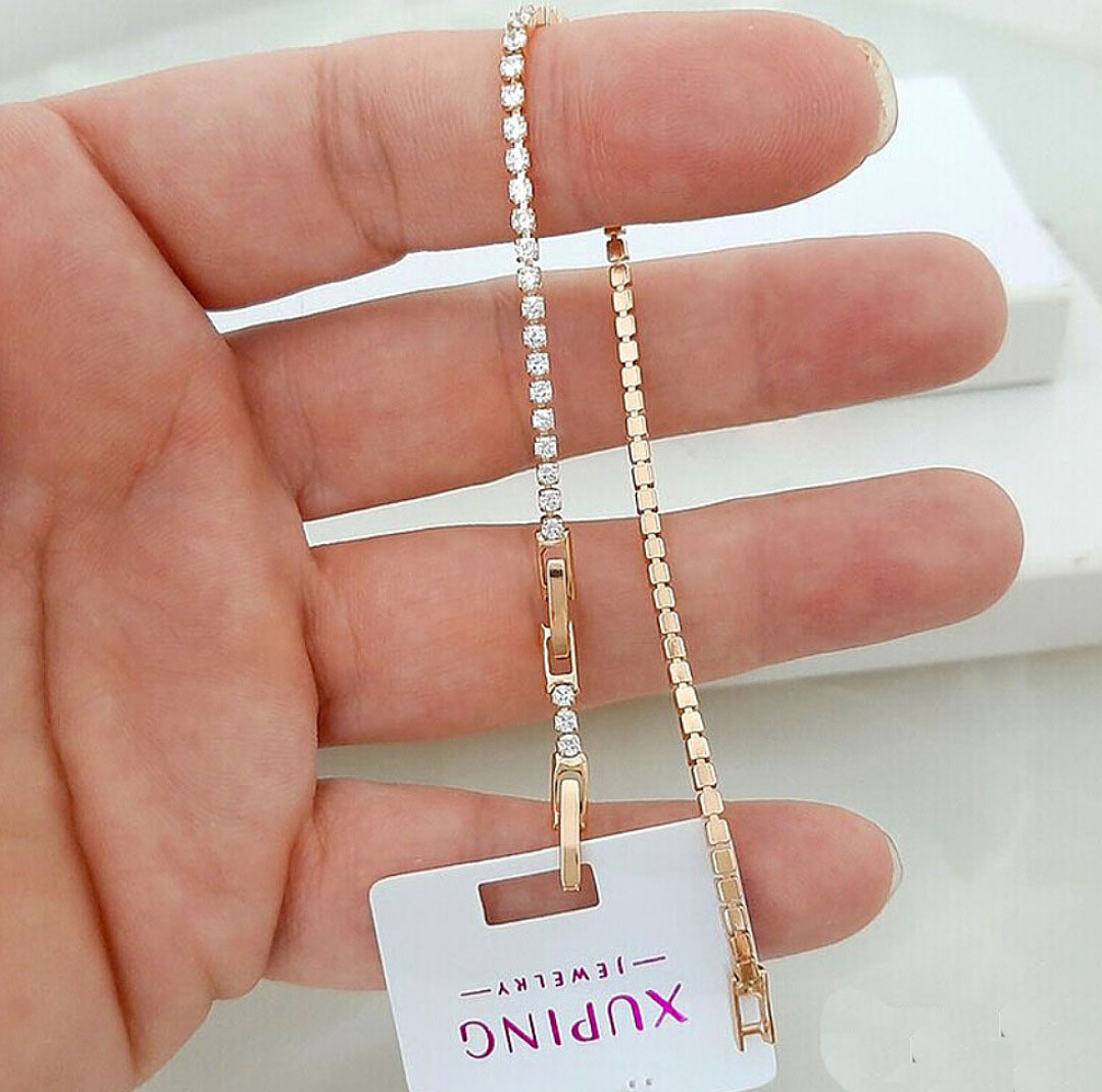 دستبند زنانه ژوپینگ مدل تنیسی کد 016