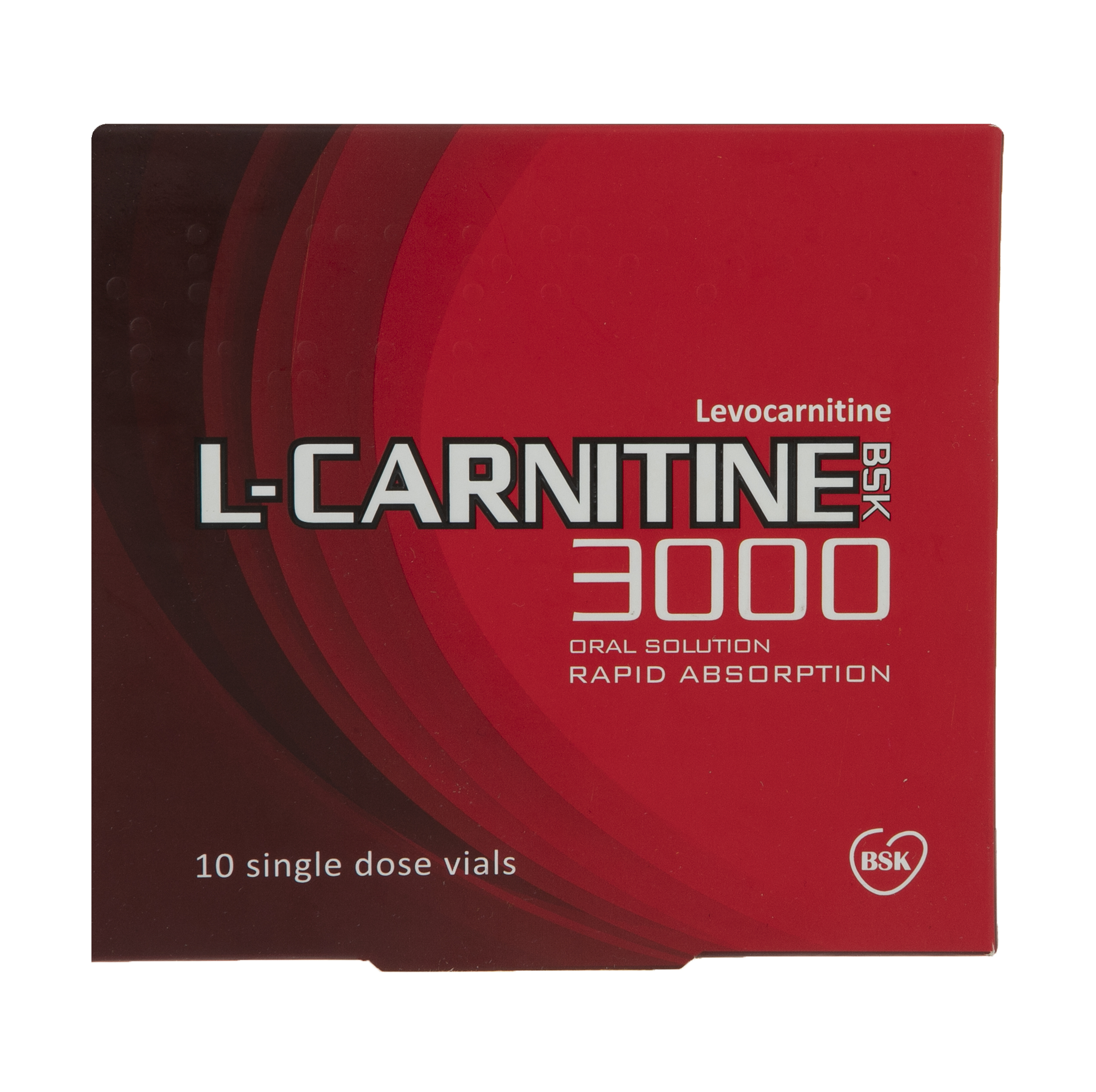 محلول خوراکی ال - کارنیتین 3000 میلی گرمی بی اس کی  بسته 10 عددی