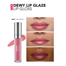 لیپ گلاس براق فلورمار مدل Dewy Glaze شماره 23 رنگ صورتی شاین