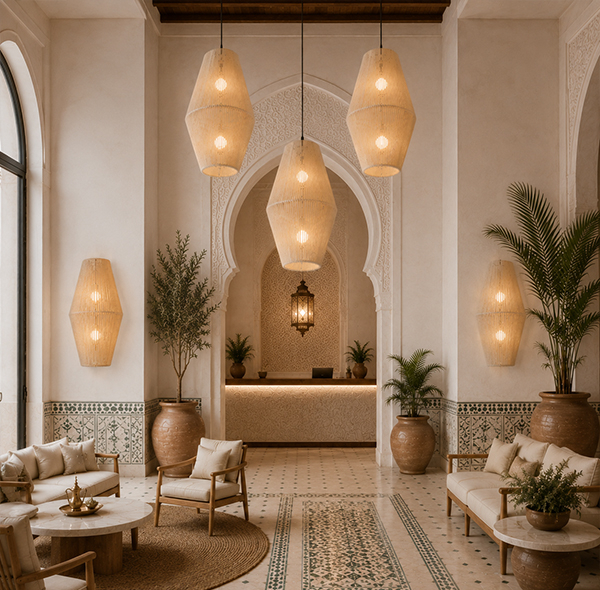 لوستر بافتنی مدل AL25