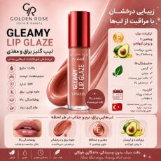 لیپ گلاس براق گلدن رس مدل GLMY شماره 201 رنگ نود رز قهوه ای
