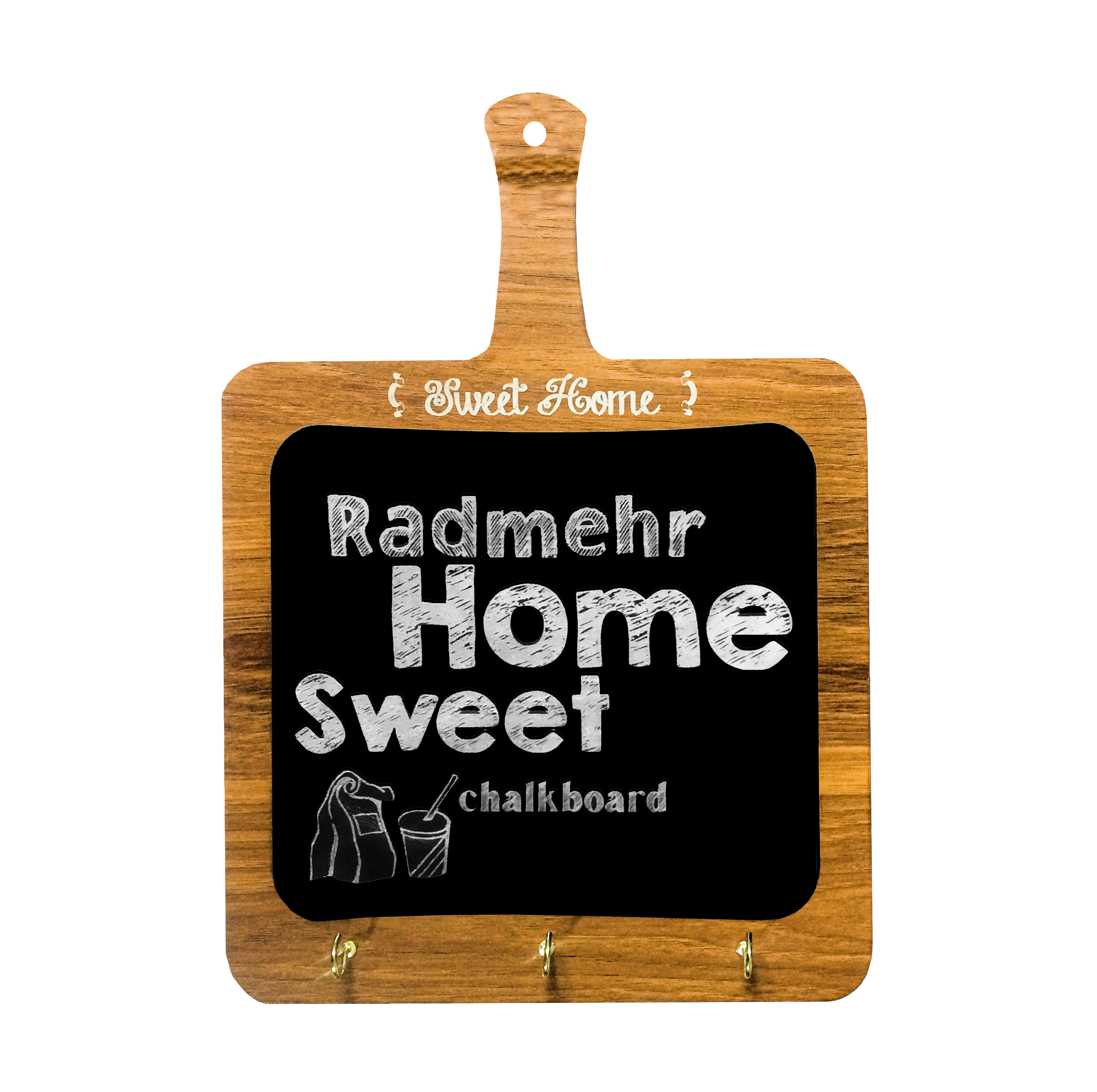 تخته سیاه رادمهر مدل Sweet Home سایز 24×33 سانتی متر