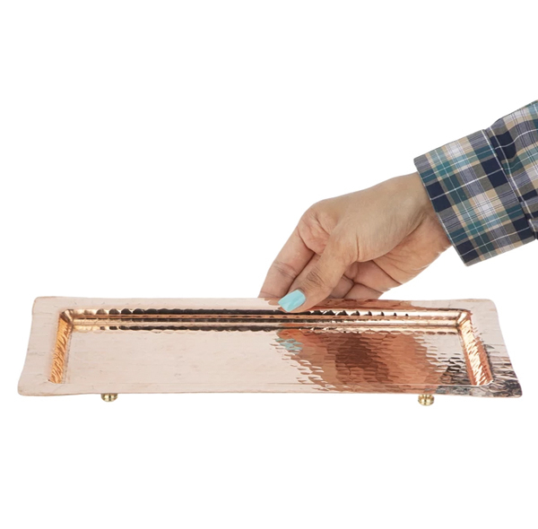 سینی مسی مدل پایه کوتاه کد ZH329