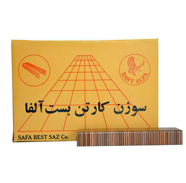 سوزن منگنه کارتن بست آلفا مدل 33/15 بسته 2000 عددی