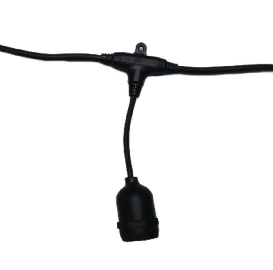سرپیچ لامپ مدل ریسه کد 20X پایه E27 طول 10 متر