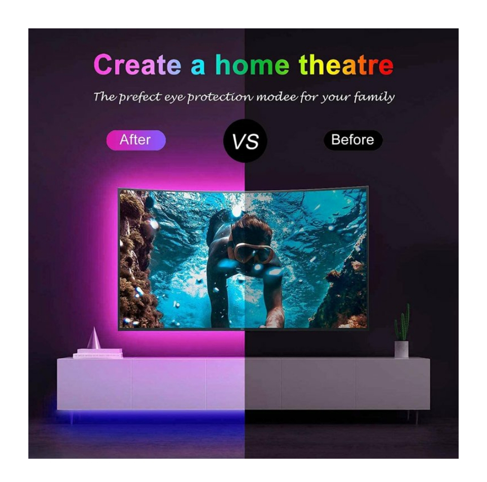 ریسه ال ای دی دریم لایت مدل RGB 5050 Gaming طول 5 متر