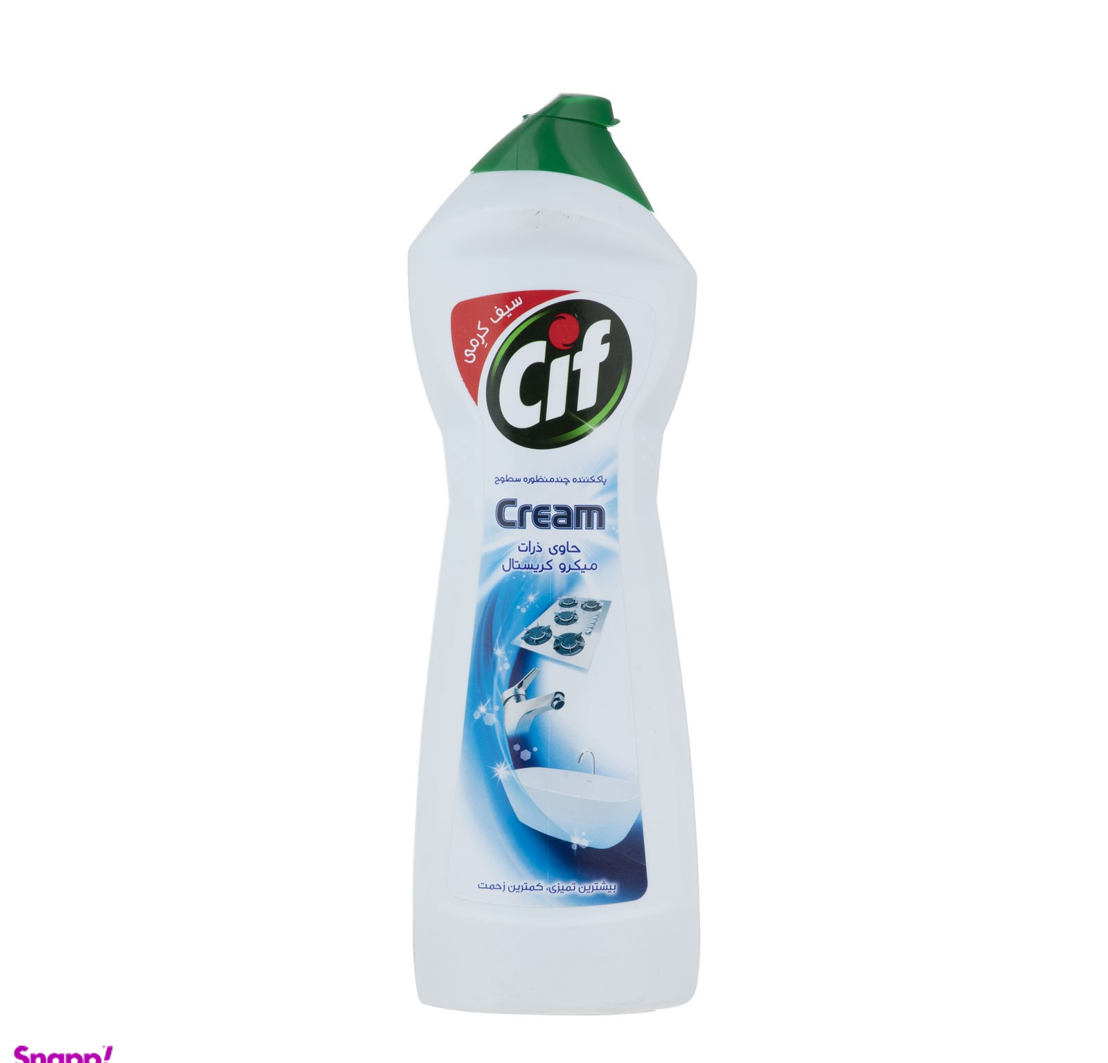 پاک کننده کرمی سطوح سیف (Cif) مدل میکروکریستال حجم 750 میلی لیتر