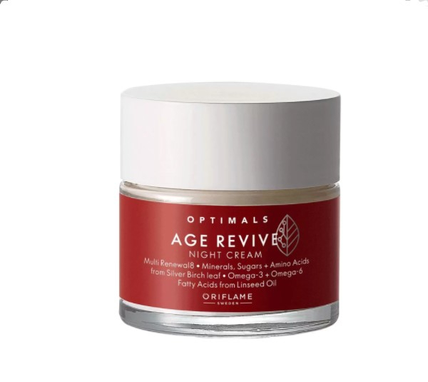 کرم شب جوان کننده اوریفلیم (Oriflame) سری Optimals مدل Age Revive حجم 50 میلی لیتر