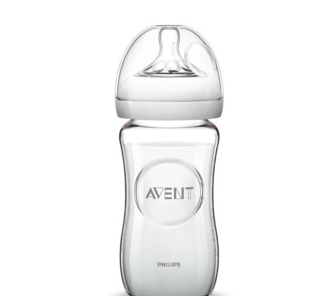 شیشه شیر اونت (Avent) بدنه پیرکس گنجایش 240 میلی لیتر