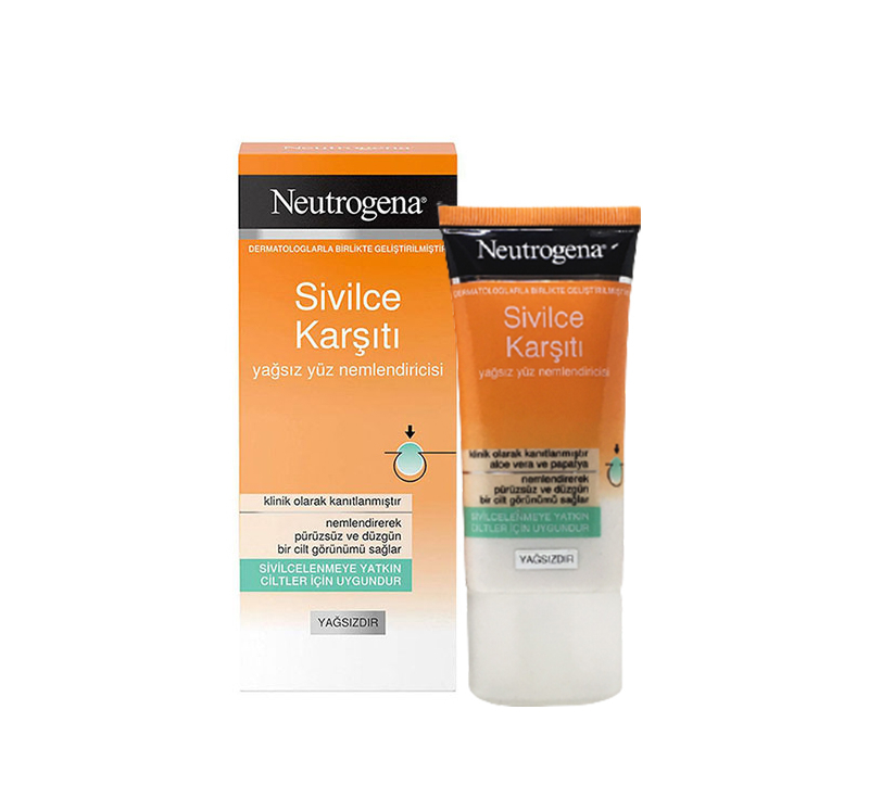 کرم مرطوب کننده نوتروژینا (Neutrogena) مدل Visibly Clear Oil Free Moisturizer مناسب پوست چرب و مستعد جوش حجم 50 میلی لیتر