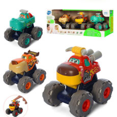 ماشین هیولا هولی تویز (Huile Toys) مدل 3151 بسته 3 عددی